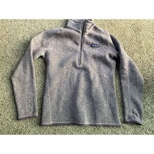 Womens Patagonia Better Sweater 1/4 Zip Purple Fleece Pullover  - Small